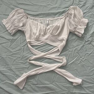 Indikah Eyes Like the Earth Wrap Top